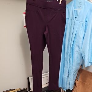 DKNY Women's Dark Purple Leggings size, medium, brand new with tags